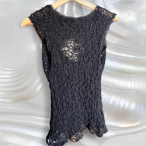 Vintage Ann Ferriday Lace Sequin Top - Picture 6 of 6